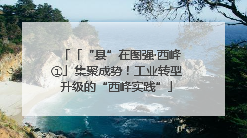 「“县”在图强·西峰①」集聚成势！工业转型升级的“西峰实践”