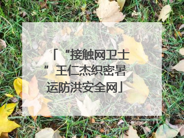 “接触网卫士”王仁杰织密暑运防洪安全网