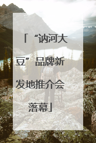 “讷河大豆”品牌新发地推介会落幕