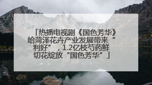 热播电视剧《国色芳华》给菏泽花卉产业发展带来“利好”，1.2亿枝芍药鲜切花绽放“国色芳华”