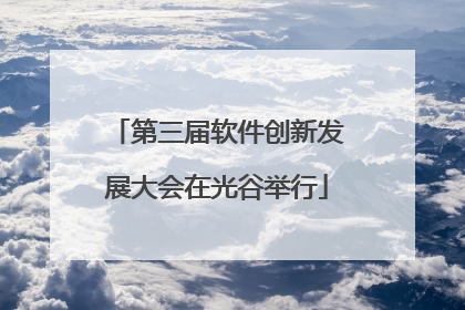 第三届软件创新发展大会在光谷举行