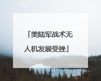 美陆军战术无人机发展受挫