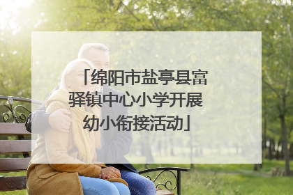 绵阳市盐亭县富驿镇中心小学开展幼小衔接活动