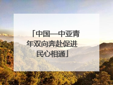 中国—中亚青年双向奔赴促进民心相通