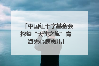 中国红十字基金会探望“天使之旅”青海先心病患儿