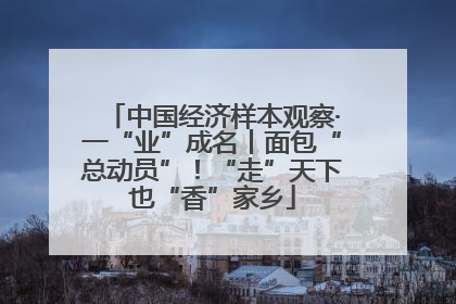 中国经济样本观察·一“业”成名丨面包“总动员”！“走”天下也“香”家乡