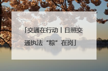 交通在行动丨日照交通执法“粽”在岗