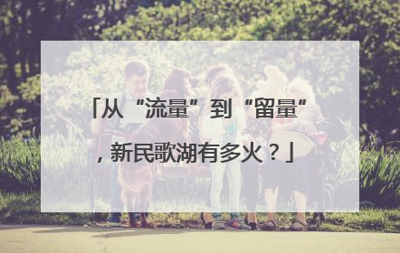 从“流量”到“留量”，新民歌湖有多火？