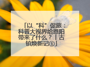 以“科”促旅：科普大视界给恩阳带来了什么？丨古镇焕新记①