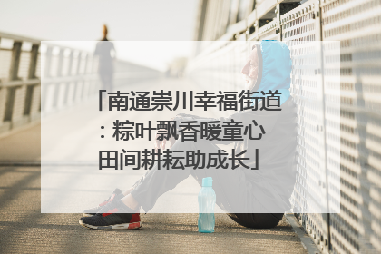 南通崇川幸福街道：粽叶飘香暖童心 田间耕耘助成长