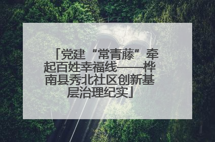 党建“常青藤”牵起百姓幸福线——桦南县秀北社区创新基层治理纪实
