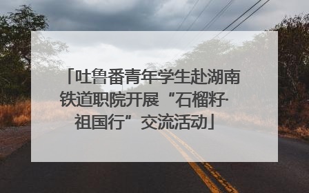 吐鲁番青年学生赴湖南铁道职院开展“石榴籽·祖国行”交流活动