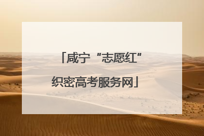 咸宁“志愿红”织密高考服务网