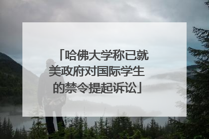 哈佛大学称已就美政府对国际学生的禁令提起诉讼
