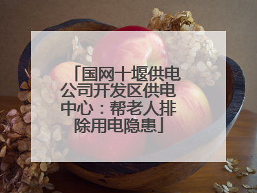 国网十堰供电公司开发区供电中心：帮老人排除用电隐患