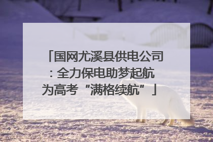 国网尤溪县供电公司：全力保电助梦起航 为高考“满格续航”