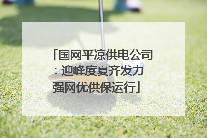 国网平凉供电公司：迎峰度夏齐发力 强网优供保运行
