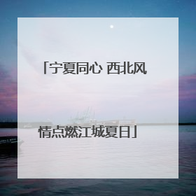 宁夏同心 西北风情点燃江城夏日