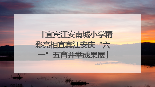 宜宾江安南城小学精彩亮相宜宾江安庆“六一”五育并举成果展