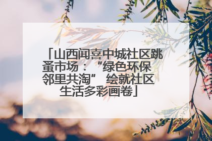 山西闻喜中城社区跳蚤市场：“绿色环保 邻里共淘” 绘就社区生活多彩画卷