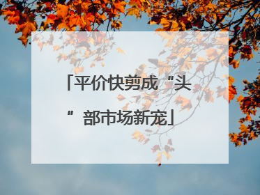 平价快剪成“头”部市场新宠