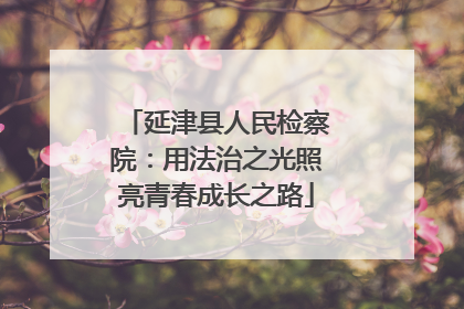 延津县人民检察院：用法治之光照亮青春成长之路