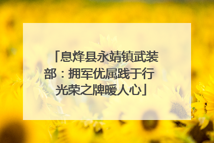 息烽县永靖镇武装部：拥军优属践于行 光荣之牌暖人心