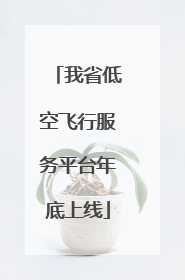 我省低空飞行服务平台年底上线