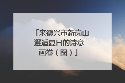 来德兴市新岗山 邂逅夏日的诗意画卷（图）