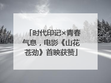 时代印记×青春气息，电影《山花苍劲》首映获赞
