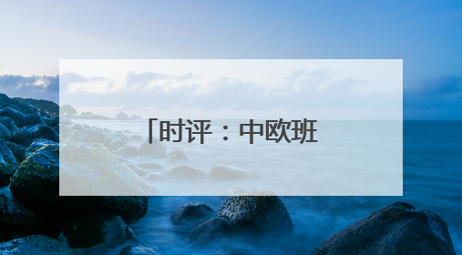 时评：中欧班列，跑出亚欧合作加速度