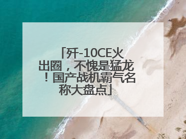 歼-10CE火出圈，不愧是猛龙！国产战机霸气名称大盘点