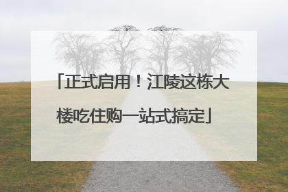 正式启用！江陵这栋大楼吃住购一站式搞定