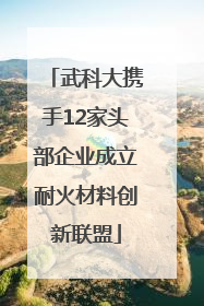武科大携手12家头部企业成立耐火材料创新联盟