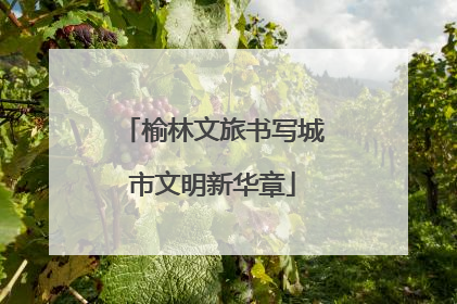 榆林文旅书写城市文明新华章