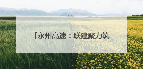 永州高速：联建聚力筑防线 党徽闪耀护平安