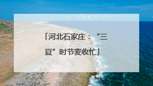 河北石家庄：“三夏”时节麦收忙