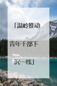 温岭推动青年干部下沉一线