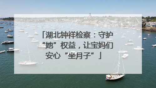 湖北钟祥检察：守护“她”权益，让宝妈们安心“坐月子”