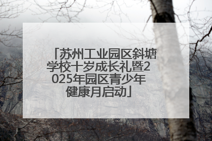 苏州工业园区斜塘学校十岁成长礼暨2025年园区青少年健康月启动