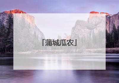 蒲城瓜农
