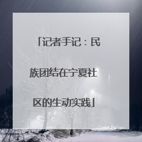 记者手记：民族团结在宁夏社区的生动实践