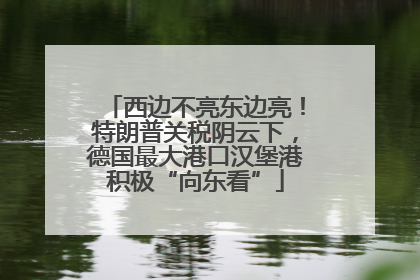 西边不亮东边亮！特朗普关税阴云下，德国最大港口汉堡港积极“向东看”