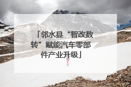 邻水县“智改数转”赋能汽车零部件产业升级