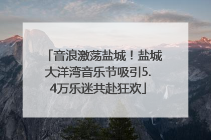 音浪激荡盐城！盐城大洋湾音乐节吸引5.4万乐迷共赴狂欢