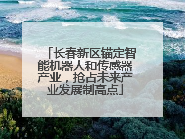 长春新区锚定智能机器人和传感器产业，抢占未来产业发展制高点