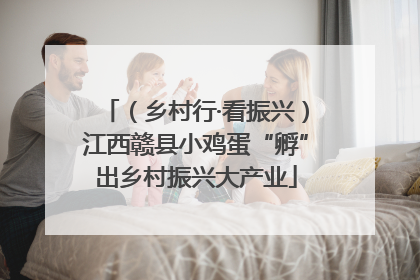（乡村行·看振兴）江西赣县小鸡蛋“孵”出乡村振兴大产业