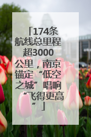174条航线总里程超3000公里，南京锚定“低空之城”唱响“飞得更高”