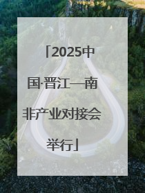 2025中国·晋江—南非产业对接会举行