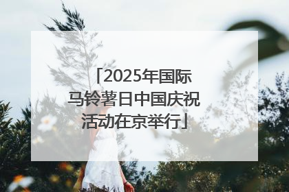 2025年国际马铃薯日中国庆祝活动在京举行